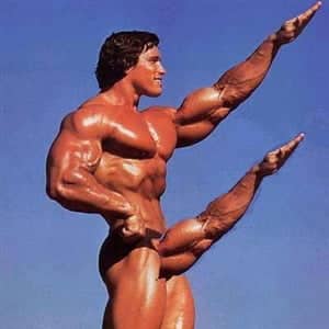 arnold flexing arm for penis