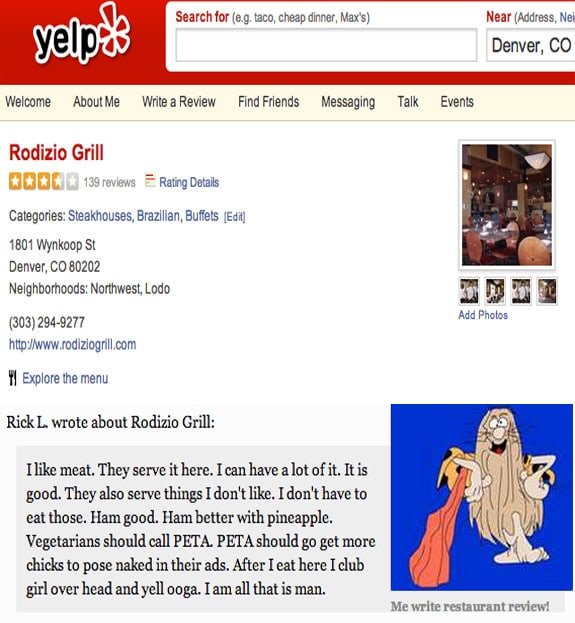 greatest yelp reviews