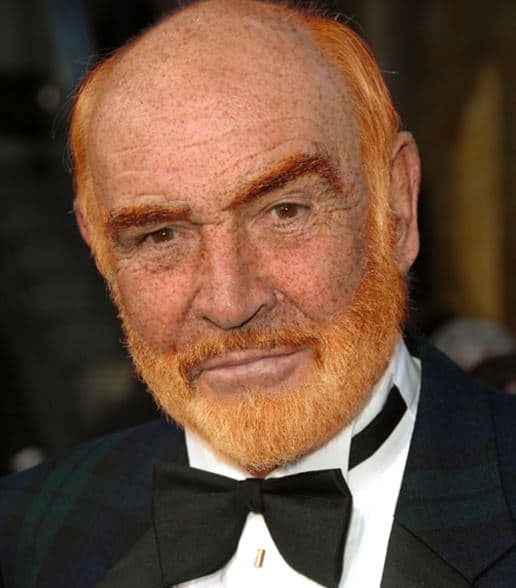 sean connery ginger