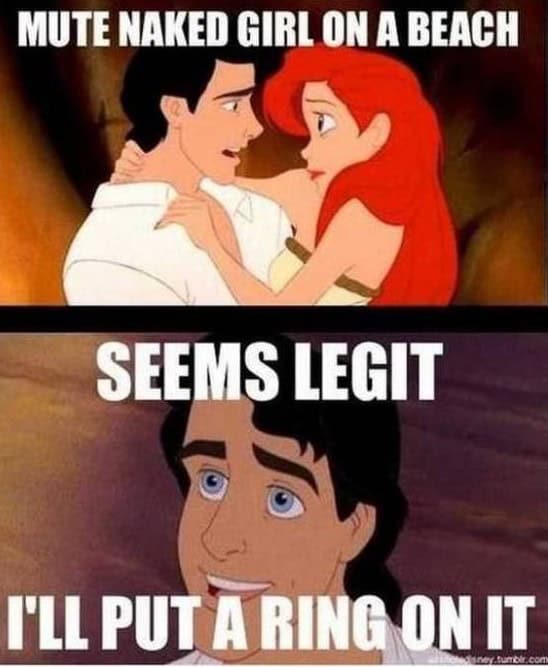 little mermaid meme