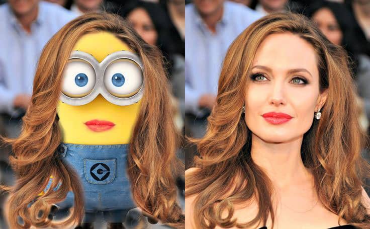 angelina jolie minion