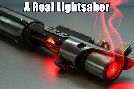 real lightsaber