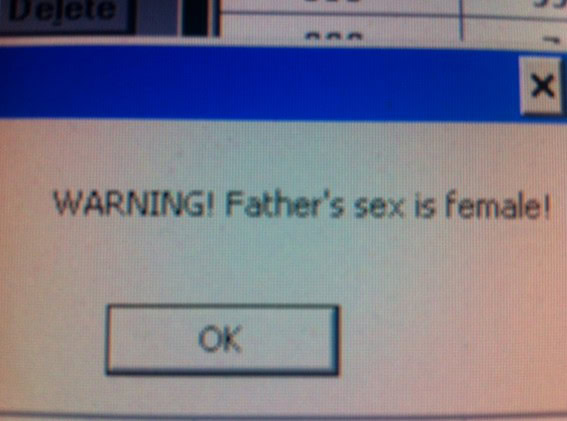 horny error message