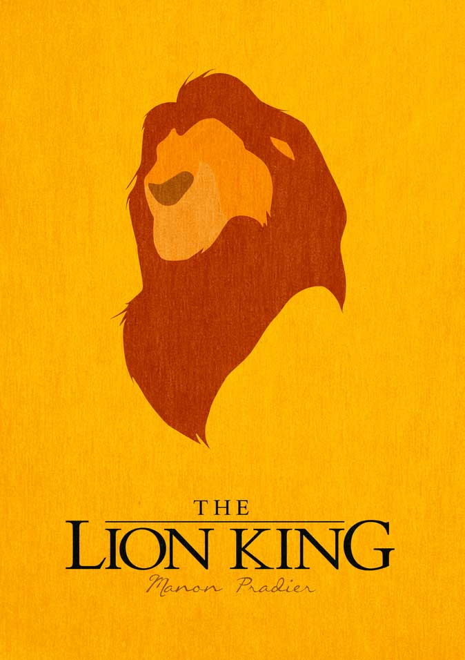 lion king minimalist