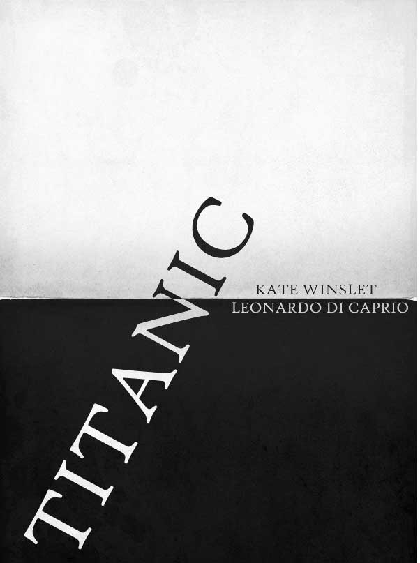 titanic minimalist poster