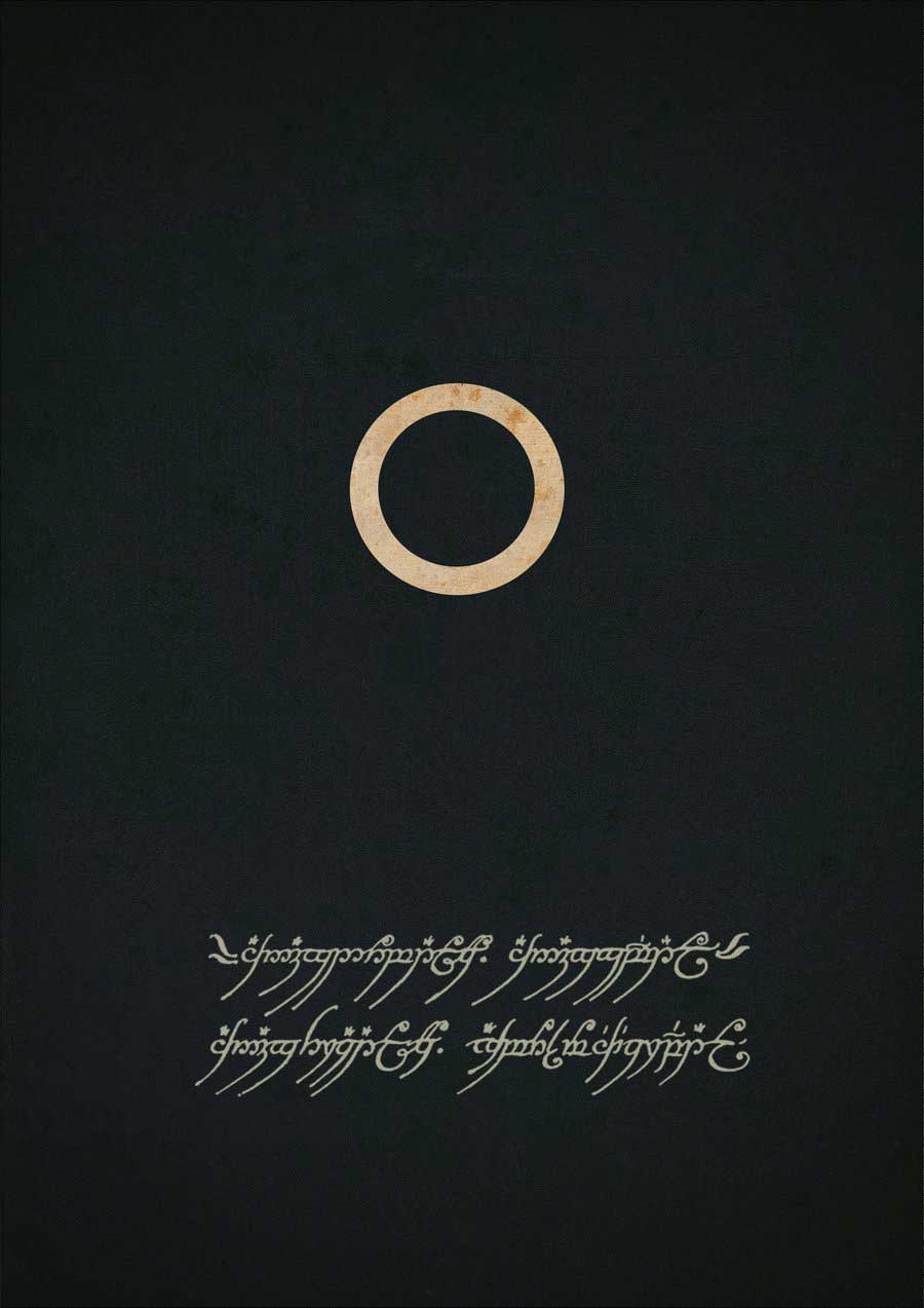 lord of the rings minimalist