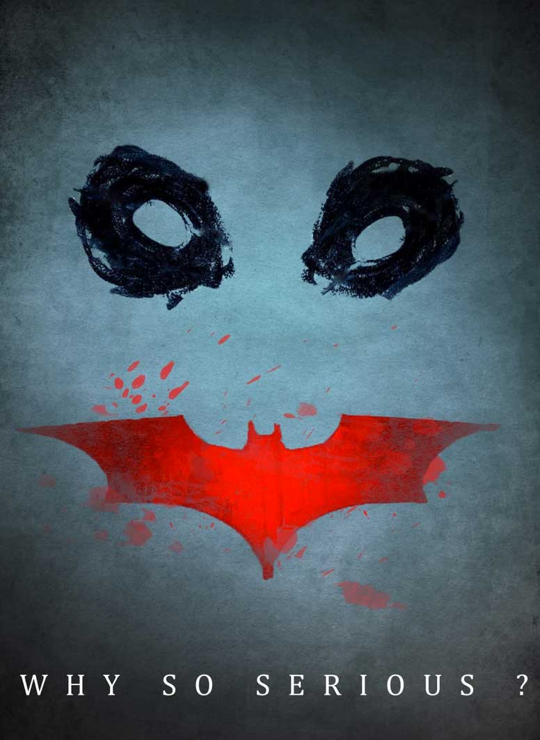 minimalist movie dark knight