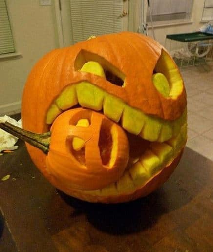 Truly Terrifying Pumpkin Carvings