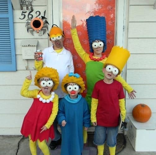 simpsons family costume