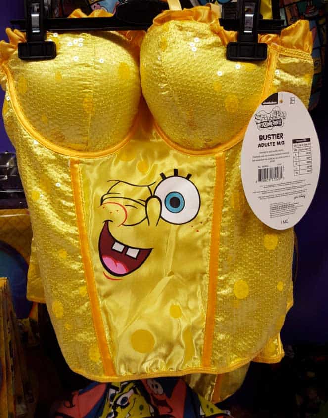 spongebob bustier