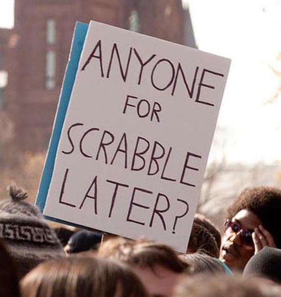 scrabble-protest
