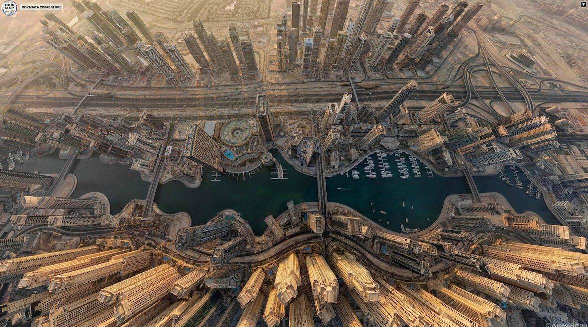 dubai from above