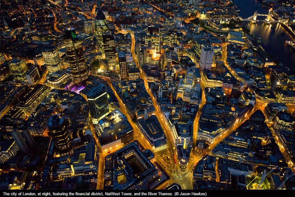 london from above
