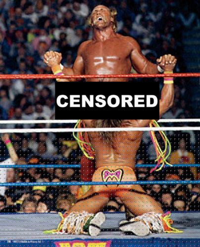 wrestling censored