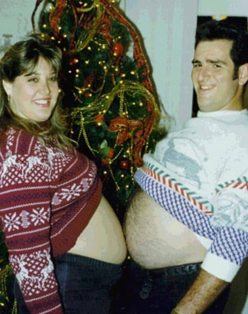 awkward christmas pregnancy