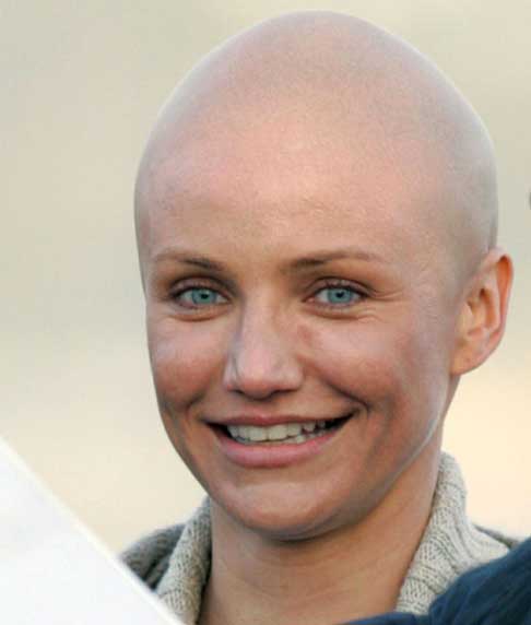 What If All Female Celebrities Were Bald (35 PHOTOS) | WorldWideInterweb