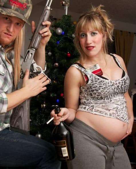 redneck christmas maternity