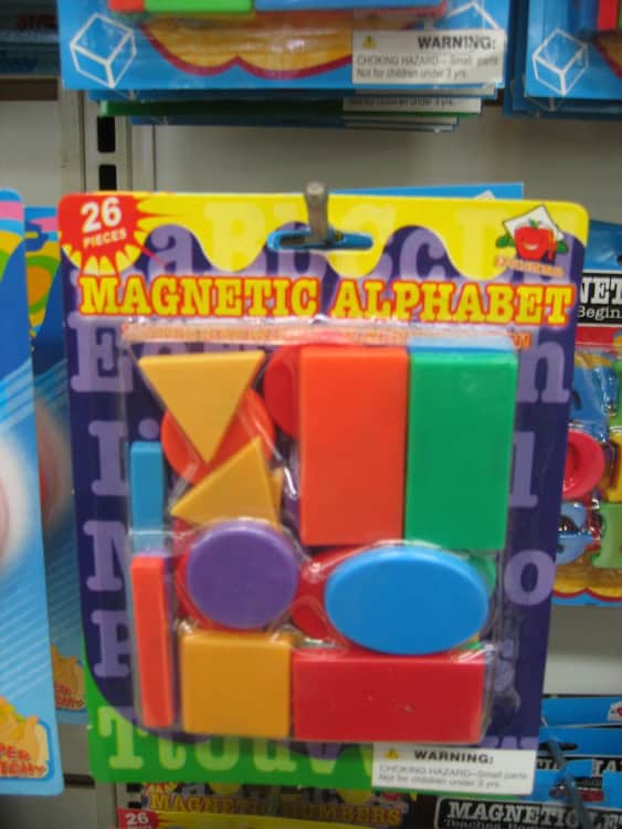 magnetic alphabet