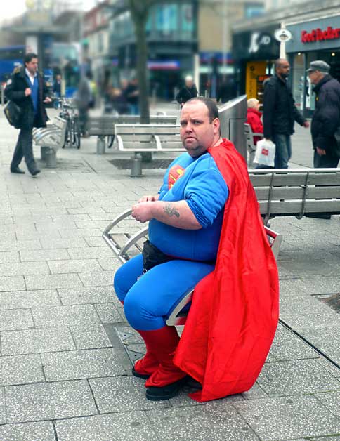 fat superman cosplay