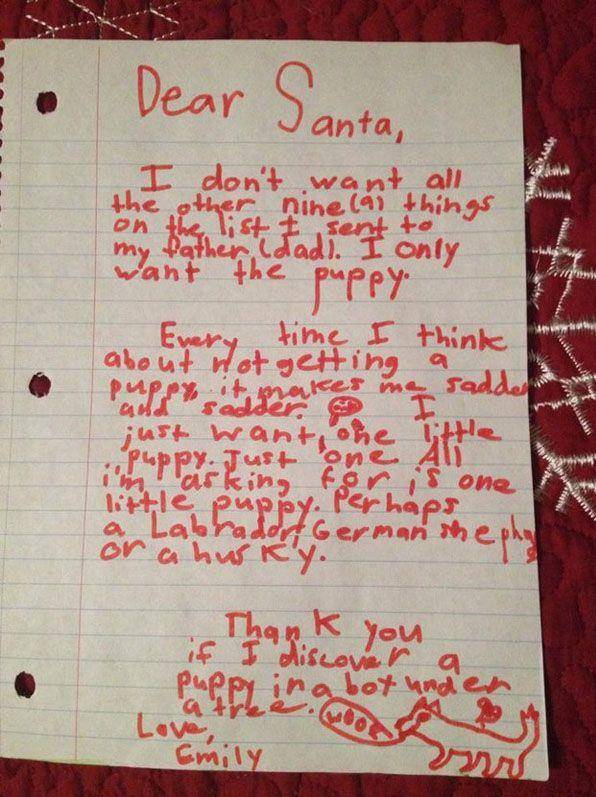 Funny Kids' Letters to Santa Claus (GALLERY)