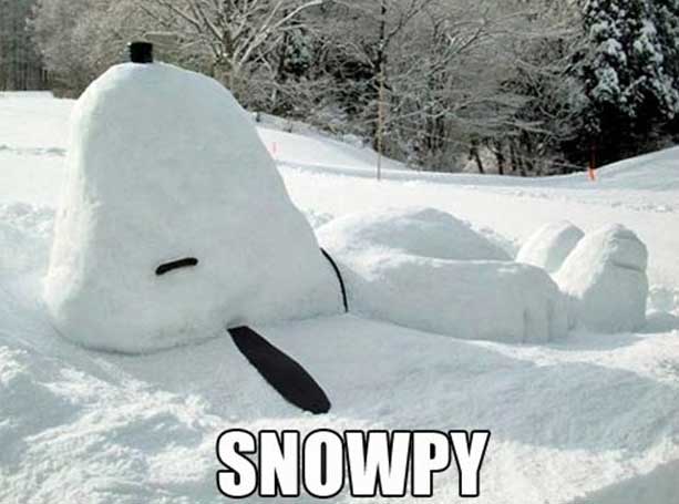 snow-snoopy