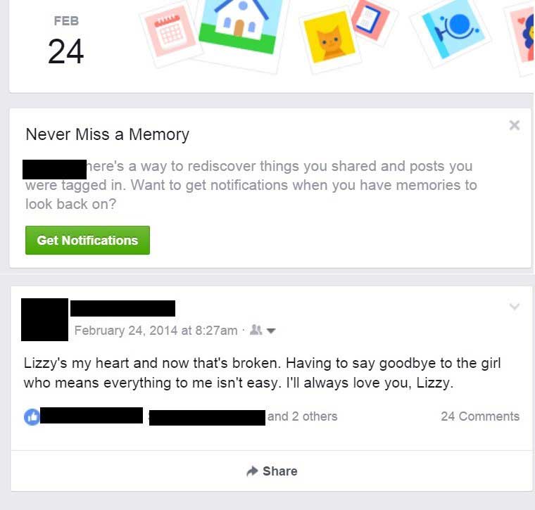 find my memories on facebook