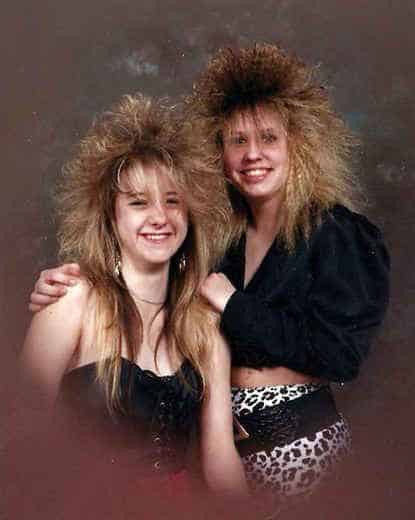 80s teen hair