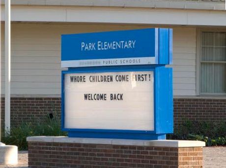 back to school sign funny