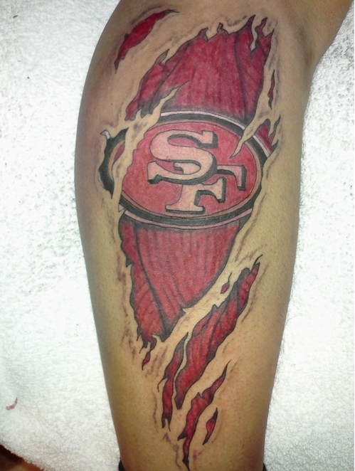 san francisco 49ers tattoo