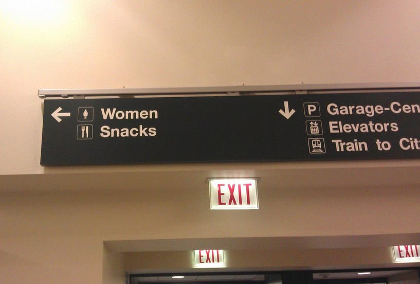 and were going left