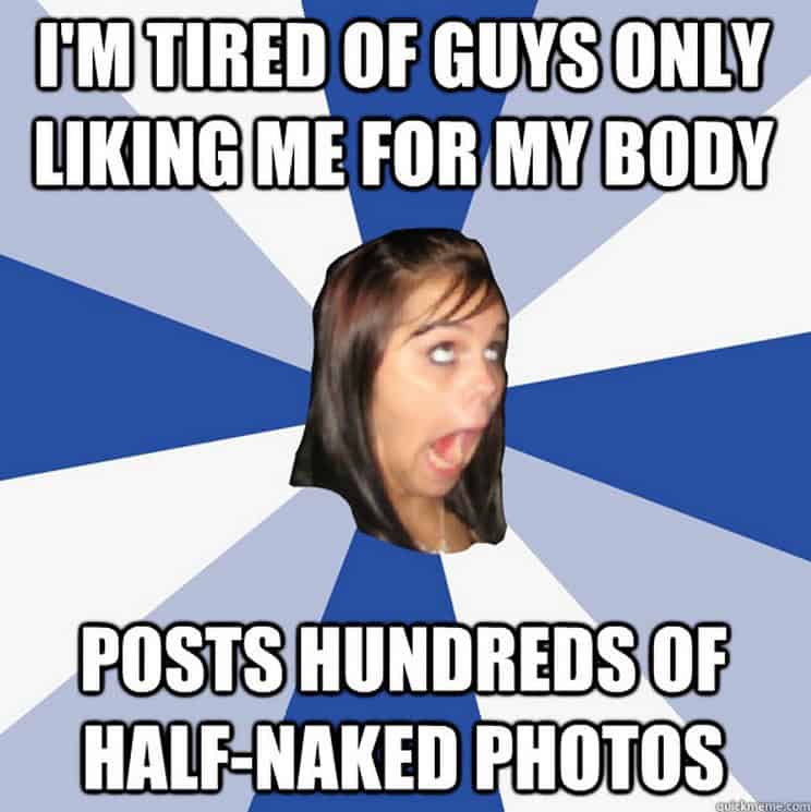 annoying facebook girl
