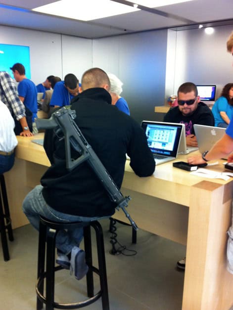 apple store gun