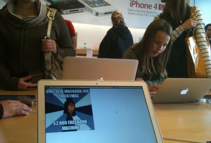 apple store trolling