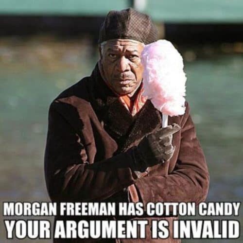 argument invalid morgan freeman