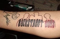 backstreet boys tattoo