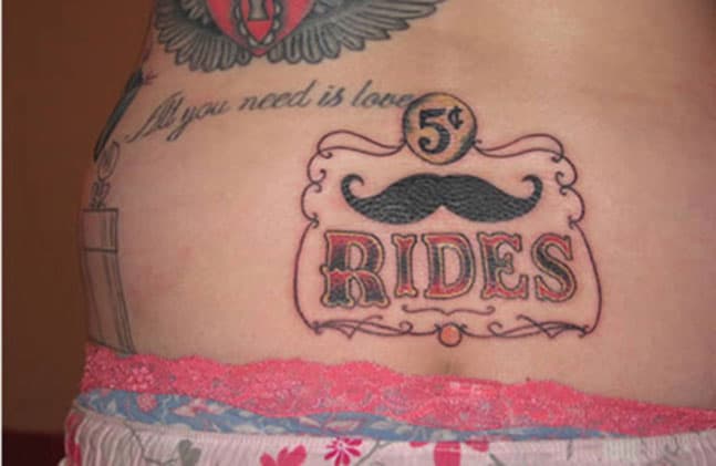 Worst Tramp Stamp Tattoos Pictures