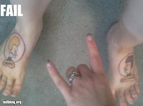 beavis butthead tattoos
