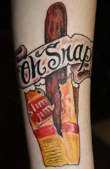 beef jerky tattoo