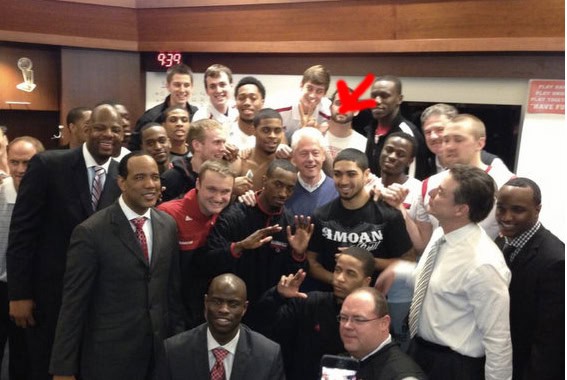 bill clinton bunny ears