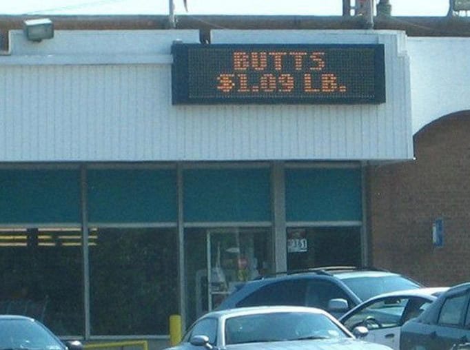 butts sign