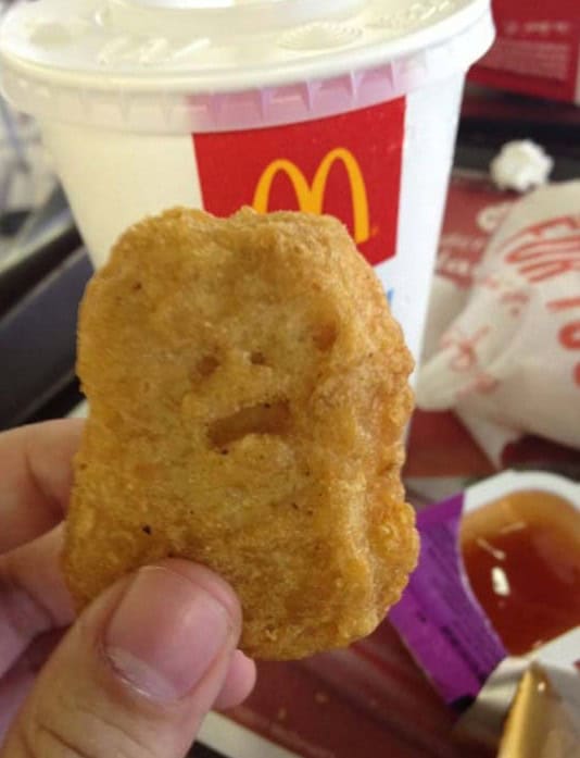 chicken mcnugget face