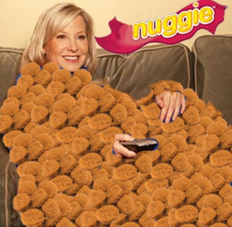 chicken mcnugget snuggie