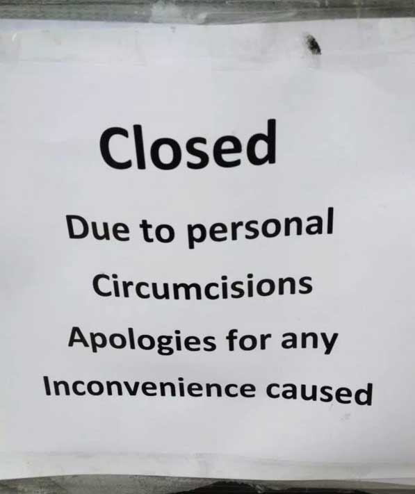 closed-funny
