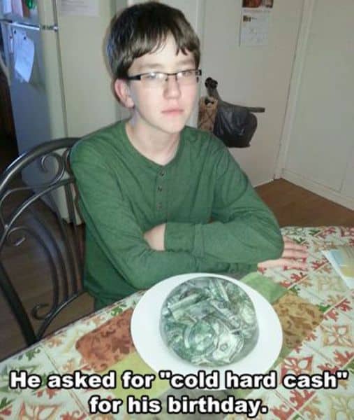 cold hard cash