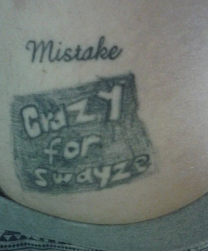 crazy for swayze tattoo