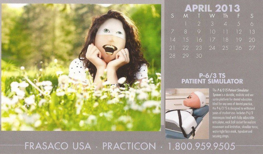 creepiest calendar ever
