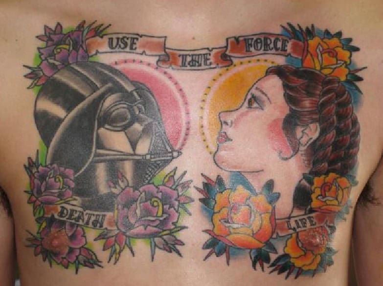 darth leia tattoo