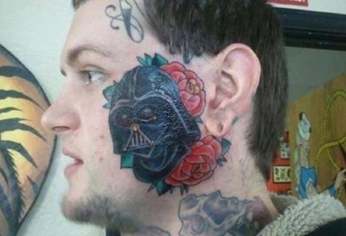 darth vader tattoo