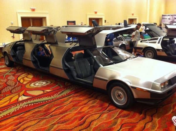 delorean-limo