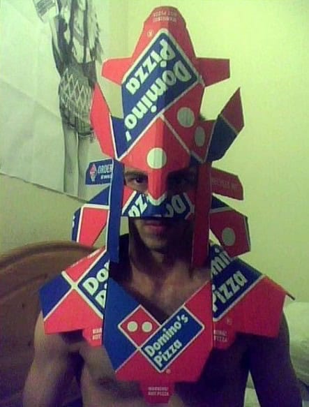 dominos pizza costume